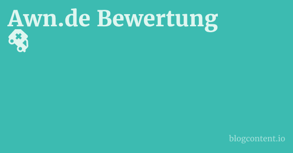Awn.de Bewertung 1 by Partners