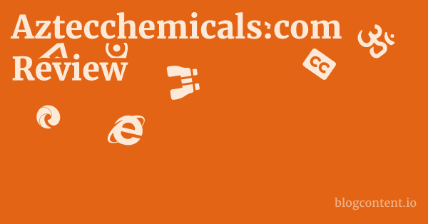 Aztecchemicals.com Review 1 by Partners