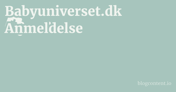 Babyuniverset.dk Anmeldelse 1 by Partners