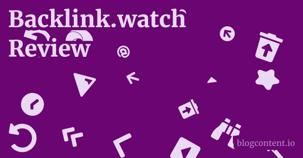 Backlink.watch Review 1 by Partners