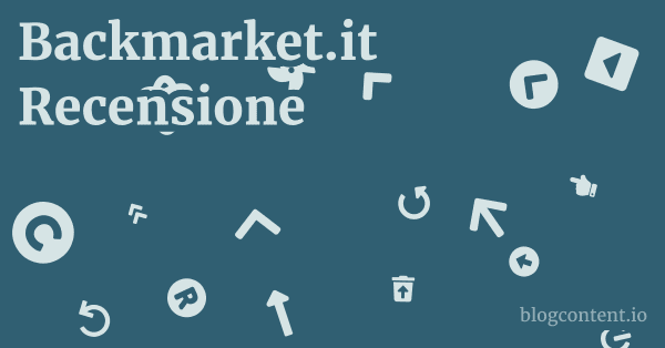 Backmarket.it Recensione 1 by Partners