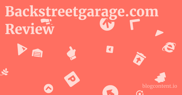 Backstreetgarage.com Review 1 by Partners