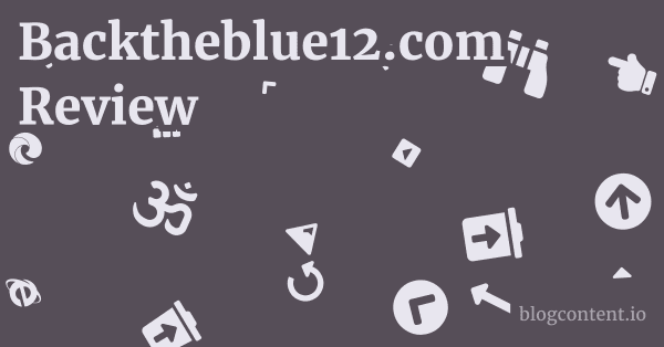 Backtheblue12.com Review 1 by Partners