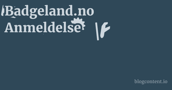 Badgeland.no Anmeldelse 1 by Partners
