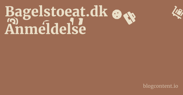 Bagelstoeat.dk Anmeldelse 1 by Partners