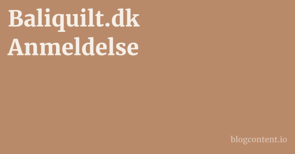 Baliquilt.dk Anmeldelse 1 by Partners