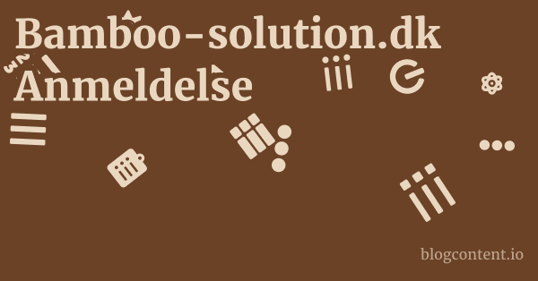 Bamboo-solution.dk Anmeldelse 1 by Partners