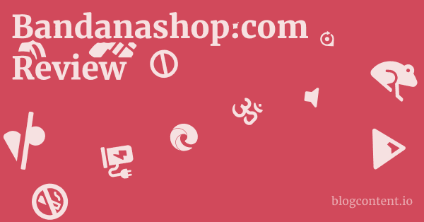 Bandanashop.com Review 1 by Partners