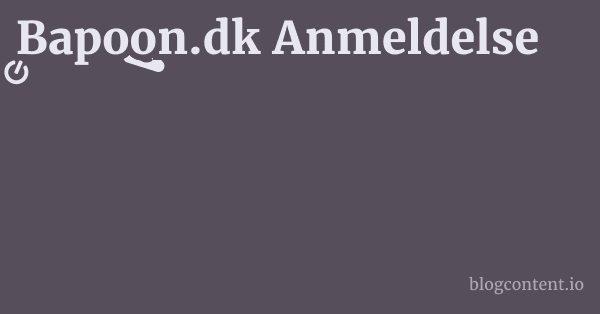 Bapoon.dk Anmeldelse 1 by Partners