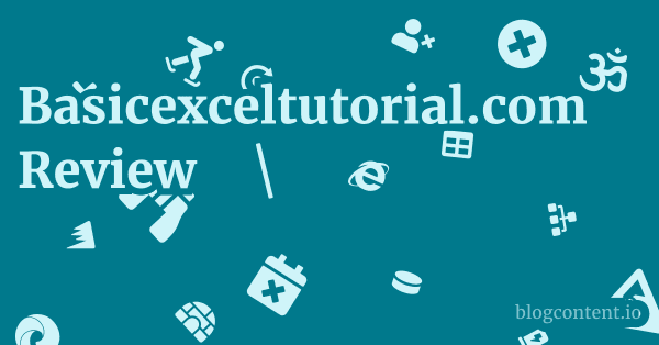 Basicexceltutorial.com Review 1 by Partners