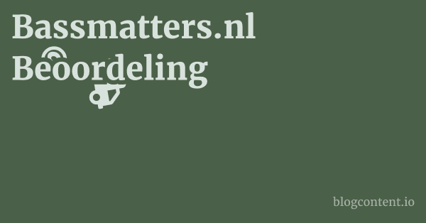 Bassmatters.nl Beoordeling 1 by Partners