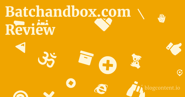 Batchandbox.com Review 1 by Partners