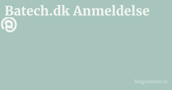 Batech.dk Anmeldelse 1 by Partners