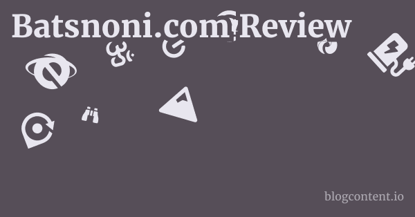Batsnoni.com Review 1 by Partners