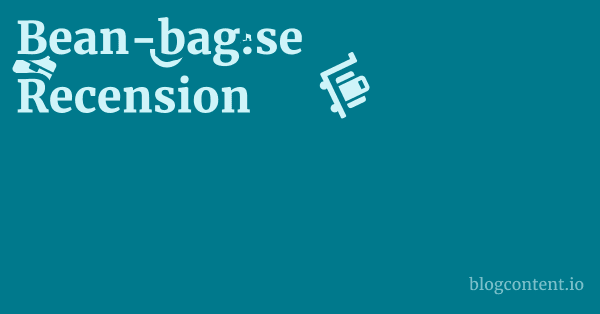Bean-bag.se Recension 1 by Partners