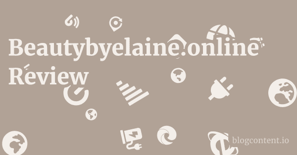 Beautybyelaine.online Review 1 by Partners