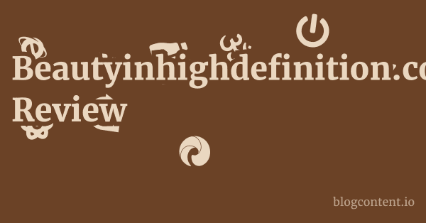 Beautyinhighdefinition.com Review 1 by Partners