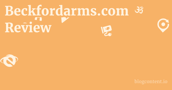 Beckfordarms.com Review 1 by Partners
