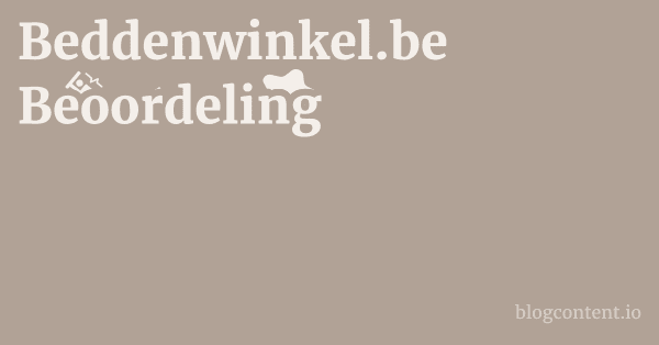Beddenwinkel.be Beoordeling 1 by Partners
