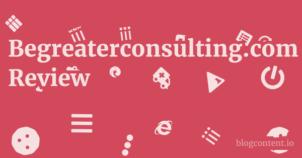 Begreaterconsulting.com Review 1 by Partners