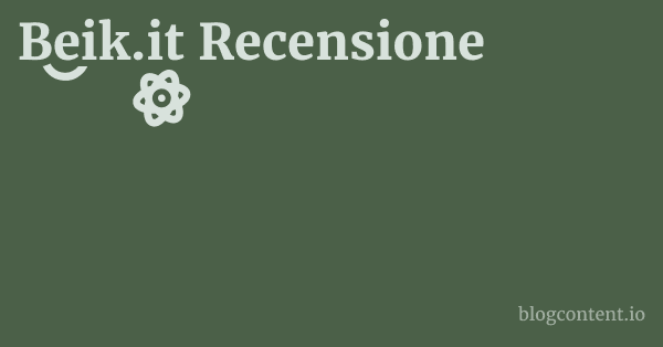 Beik.it Recensione 1 by Partners