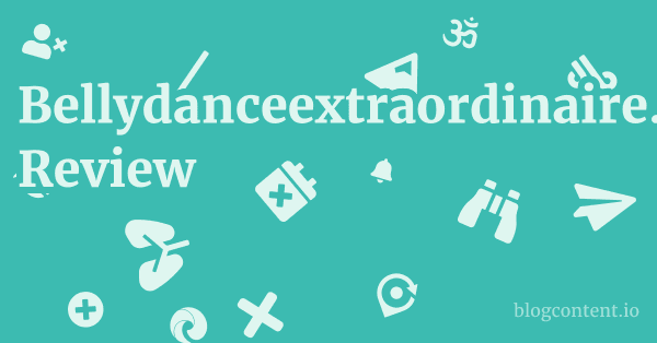 Bellydanceextraordinaire.com Review 1 by Partners