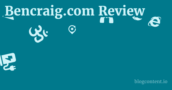 Bencraig.com Review 1 by Partners