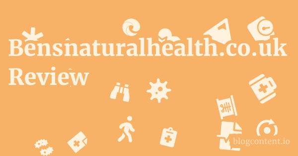 Bensnaturalhealth.co.uk Review 1 by Partners