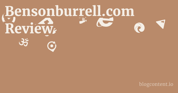 Bensonburrell.com Review 1 by Partners