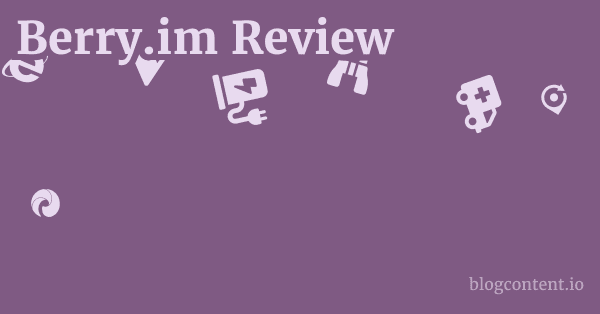 Berry.im Review 1 by Partners