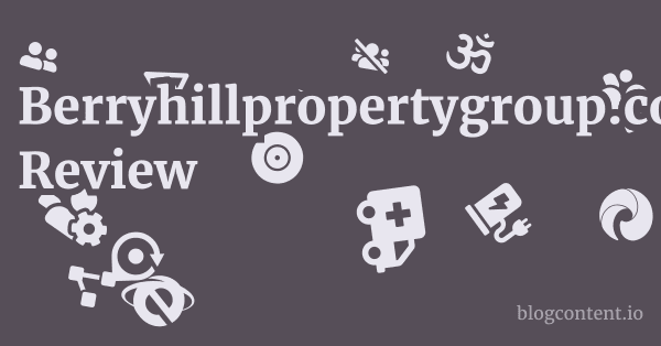 Berryhillpropertygroup.com Review 1 by Partners