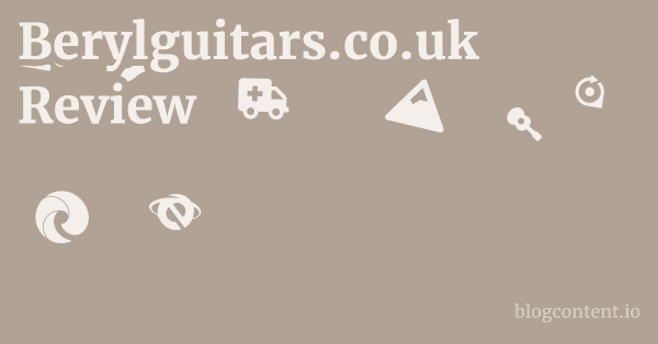 Berylguitars.co.uk Review 1 by Partners