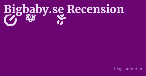 Bigbaby.se Recension 1 by Partners