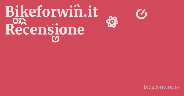 Bikeforwin.it Recensione 1 by Partners