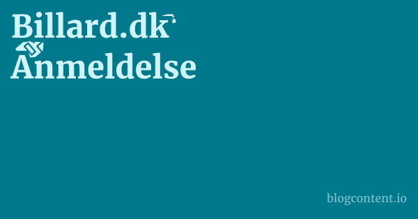Billard.dk Anmeldelse 1 by Partners