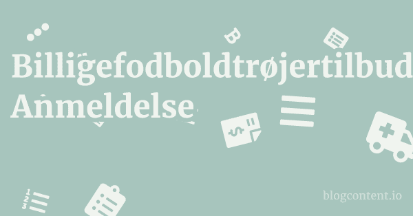 Billigefodboldtrøjertilbud.dk Anmeldelse 1 by Partners