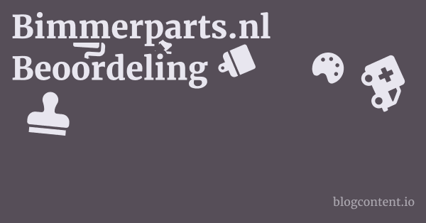 Bimmerparts.nl Beoordeling 1 by Partners