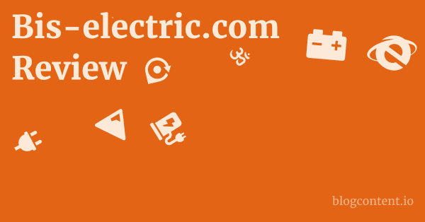 Bis-electric.com Review 1 by Partners