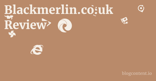 Blackmerlin.co.uk Review 1 by Partners