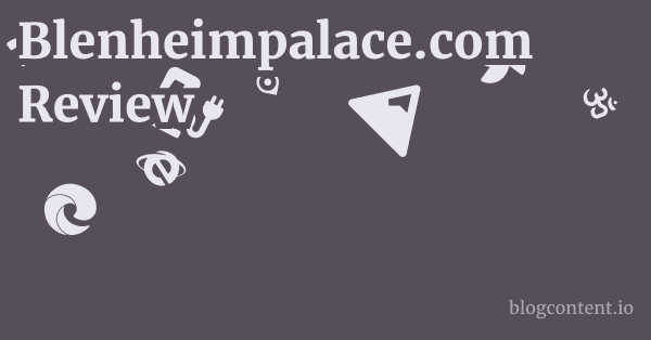 Blenheimpalace.com Review 1 by Partners