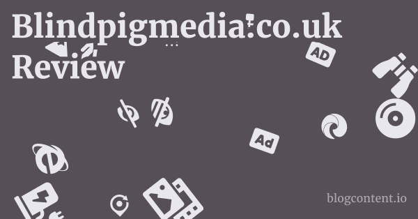 Blindpigmedia.co.uk Review 1 by Partners