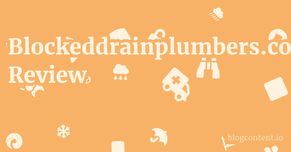 Blockeddrainplumbers.com Review 1 by Partners