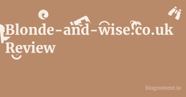 Blonde-and-wise.co.uk Review 1 by Partners