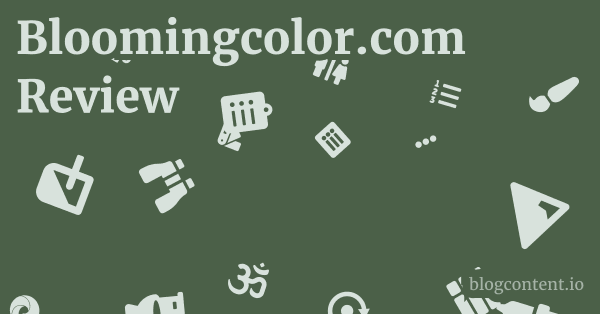 Bloomingcolor.com Review 1 by Partners