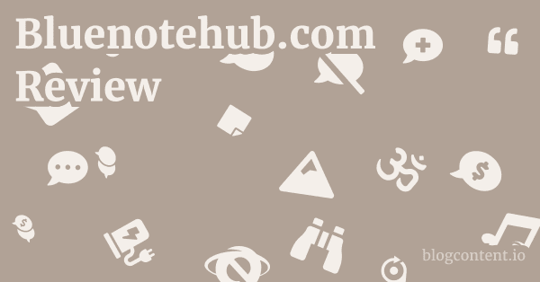 Bluenotehub.com Review 1 by Partners