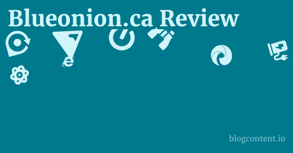 Blueonion.ca Review 1 by Partners