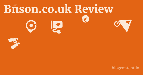 Bnson.co.uk Review 1 by Partners