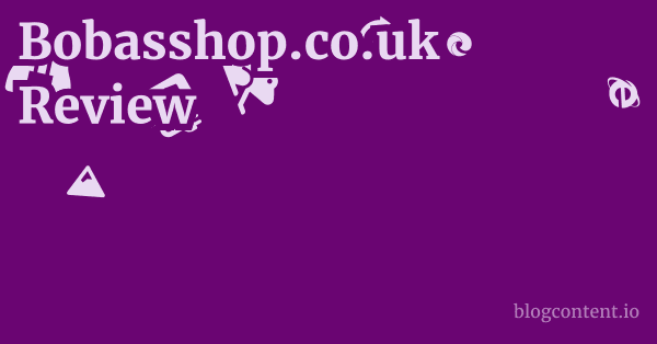Bobasshop.co.uk Review 1 by Partners