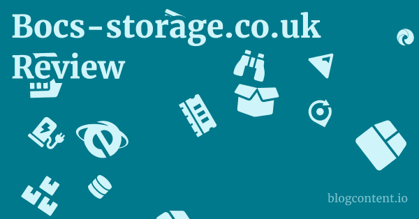Bocs-storage.co.uk Review 1 by Partners
