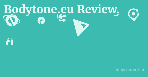 Bodytone.eu Review 1 by Partners
